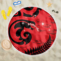 New Zealand Matariki Beach Blanket Maori New Year Koru Pattern