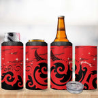 New Zealand Matariki 4 in 1 Can Cooler Tumbler Maori New Year Koru Pattern