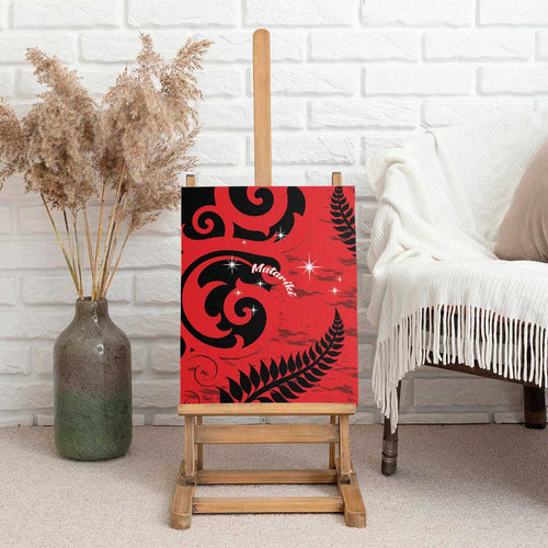 New Zealand Matariki Canvas Wall Art Maori New Year Koru Pattern