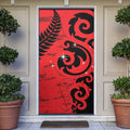 New Zealand Matariki Door Cover Maori New Year Koru Pattern