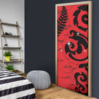 New Zealand Matariki Door Cover Maori New Year Koru Pattern