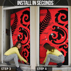 New Zealand Matariki Door Cover Maori New Year Koru Pattern