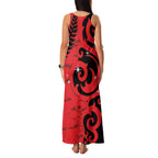 New Zealand Matariki Family Matching Tank Maxi Dress and Hawaiian Shirt Maori New Year Koru Pattern