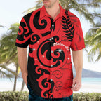 New Zealand Matariki Hawaiian Shirt Maori New Year Koru Pattern