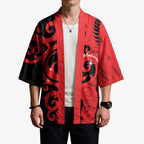 New Zealand Matariki Kimono Maori New Year Koru Pattern