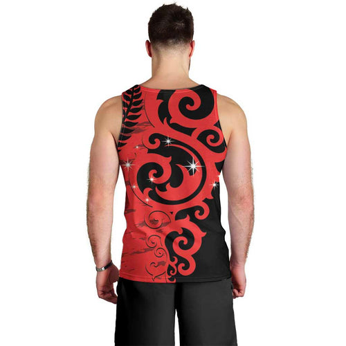 New Zealand Matariki Men Tank Top Maori New Year Koru Pattern