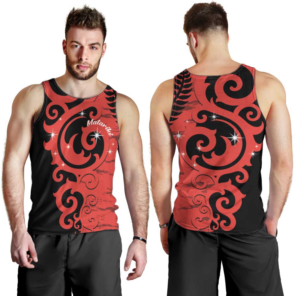 New Zealand Matariki Men Tank Top Maori New Year Koru Pattern