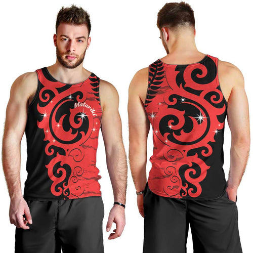 New Zealand Matariki Men Tank Top Maori New Year Koru Pattern