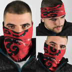 New Zealand Matariki Neck Gaiter Maori New Year Koru Pattern