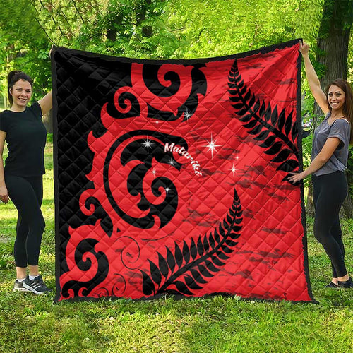 New Zealand Matariki Quilt Maori New Year Koru Pattern