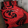 New Zealand Matariki Quilt Bed Set Maori New Year Koru Pattern