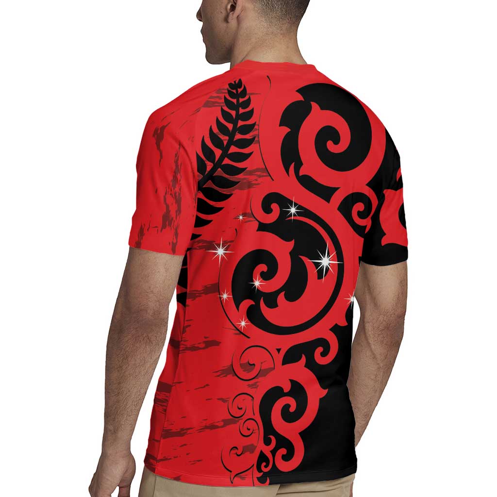 New Zealand Matariki Rugby Jersey Maori New Year Koru Pattern
