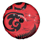 New Zealand Matariki Spare Tire Cover Maori New Year Koru Pattern
