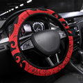 New Zealand Matariki Steering Wheel Cover Maori New Year Koru Pattern
