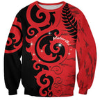 New Zealand Matariki Sweatshirt Maori New Year Koru Pattern