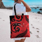 New Zealand Matariki Tote Bag Maori New Year Koru Pattern