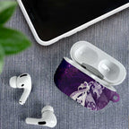 New Zealand Matariki AirPods Case Maori Manaia Galaxy Silver Fern Purple Color
