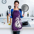 New Zealand Matariki Apron Maori Manaia Galaxy Silver Fern Purple Color
