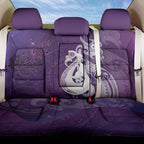 New Zealand Matariki Back Car Seat Cover Maori Manaia Galaxy Silver Fern Purple Color