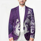 New Zealand Matariki Blazer Maori Manaia Galaxy Silver Fern Purple Color