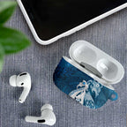New Zealand Matariki AirPods Case Maori Manaia Galaxy Silver Fern Blue Color