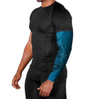 New Zealand Matariki Arm Sleeves Maori Manaia Galaxy Silver Fern Blue Color