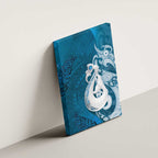 New Zealand Matariki Canvas Wall Art Maori Manaia Galaxy Silver Fern Blue Color
