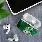New Zealand Matariki AirPods Case Maori Manaia Galaxy Silver Fern Green Color