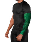 New Zealand Matariki Arm Sleeves Maori Manaia Galaxy Silver Fern Green Color
