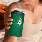 New Zealand Matariki 4 in 1 Can Cooler Tumbler Maori Manaia Galaxy Silver Fern Green Color