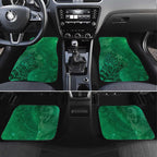 New Zealand Matariki Car Mats Maori Manaia Galaxy Silver Fern Green Color