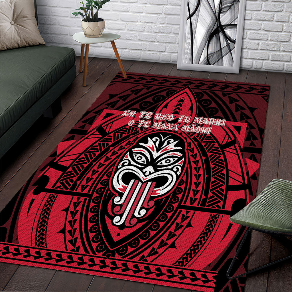 New Zealand Maori Language Week Area Rug Te Wiki O Te Reo Maori Hei Tiki