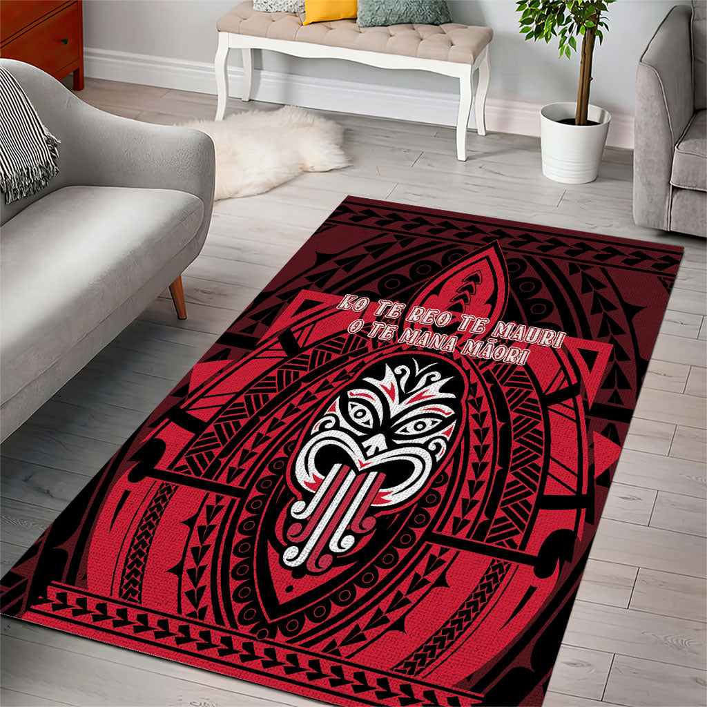 New Zealand Maori Language Week Area Rug Te Wiki O Te Reo Maori Hei Tiki