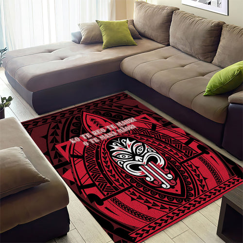 New Zealand Maori Language Week Area Rug Te Wiki O Te Reo Maori Hei Tiki