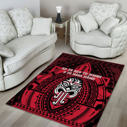 New Zealand Maori Language Week Area Rug Te Wiki O Te Reo Maori Hei Tiki