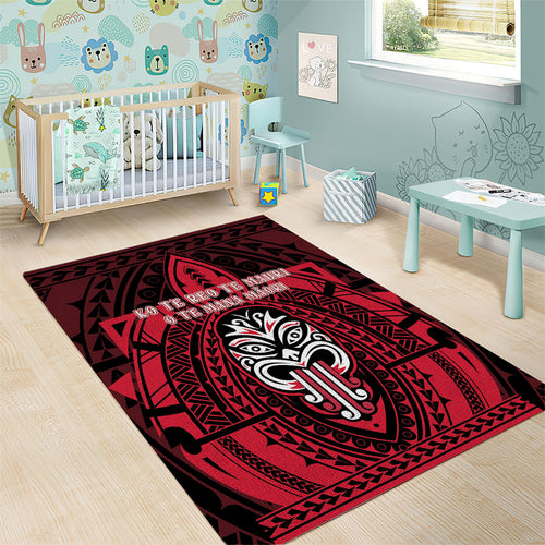 New Zealand Maori Language Week Area Rug Te Wiki O Te Reo Maori Hei Tiki