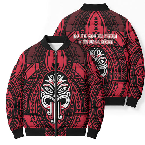 New Zealand Maori Language Week Bomber Puffer Jacket Te Wiki O Te Reo Maori Hei Tiki