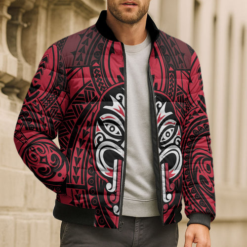 New Zealand Maori Language Week Bomber Puffer Jacket Te Wiki O Te Reo Maori Hei Tiki