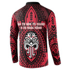 New Zealand Maori Language Week Button Sweatshirt Te Wiki O Te Reo Maori Hei Tiki