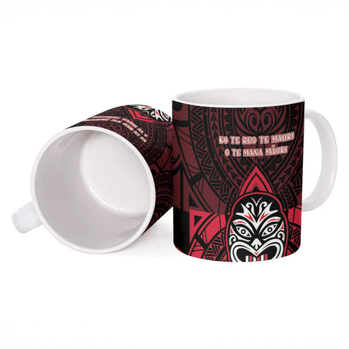 New Zealand Maori Language Week Ceramic Mug Te Wiki O Te Reo Maori Hei Tiki