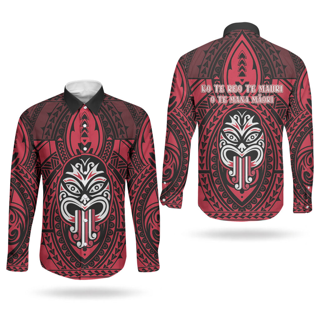 New Zealand Maori Language Week Couples Matching Puletasi and Long Sleeve Button Shirt Te Wiki O Te Reo Maori Hei Tiki