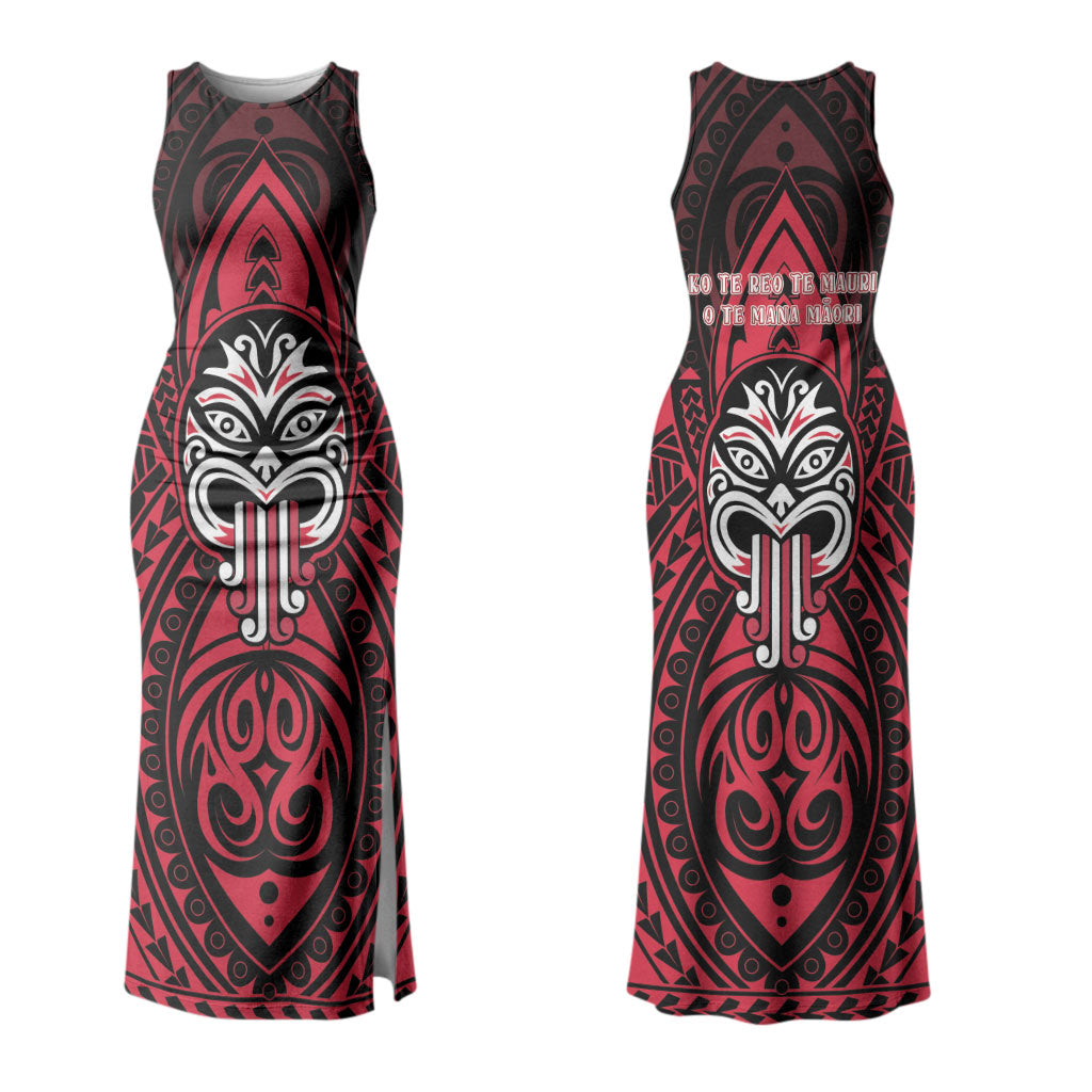 New Zealand Maori Language Week Couples Matching Tank Maxi Dress and Long Sleeve Button Shirt Te Wiki O Te Reo Maori Hei Tiki