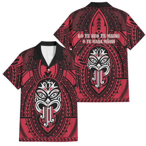 New Zealand Maori Language Week Family Matching Off Shoulder Maxi Dress and Hawaiian Shirt Te Wiki O Te Reo Maori Hei Tiki