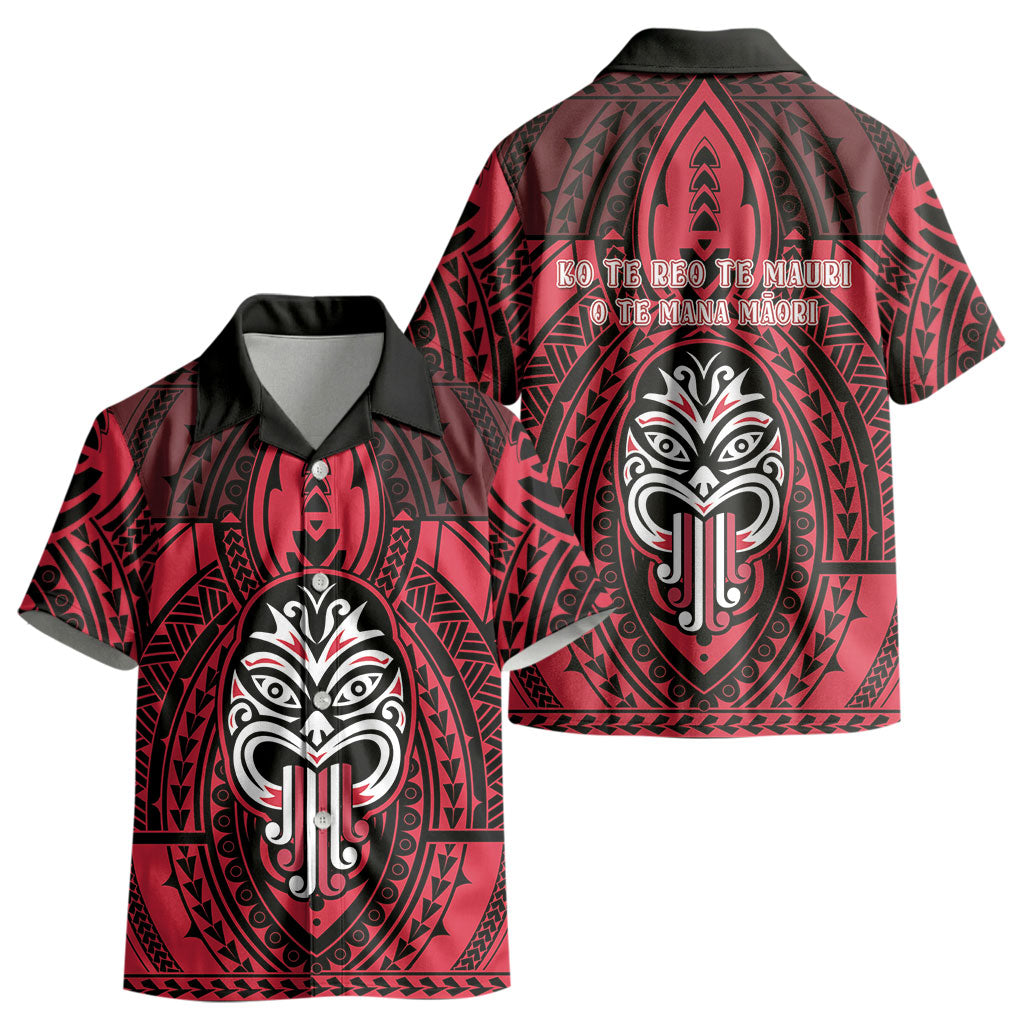New Zealand Maori Language Week Kid Hawaiian Shirt Te Wiki O Te Reo Maori Hei Tiki