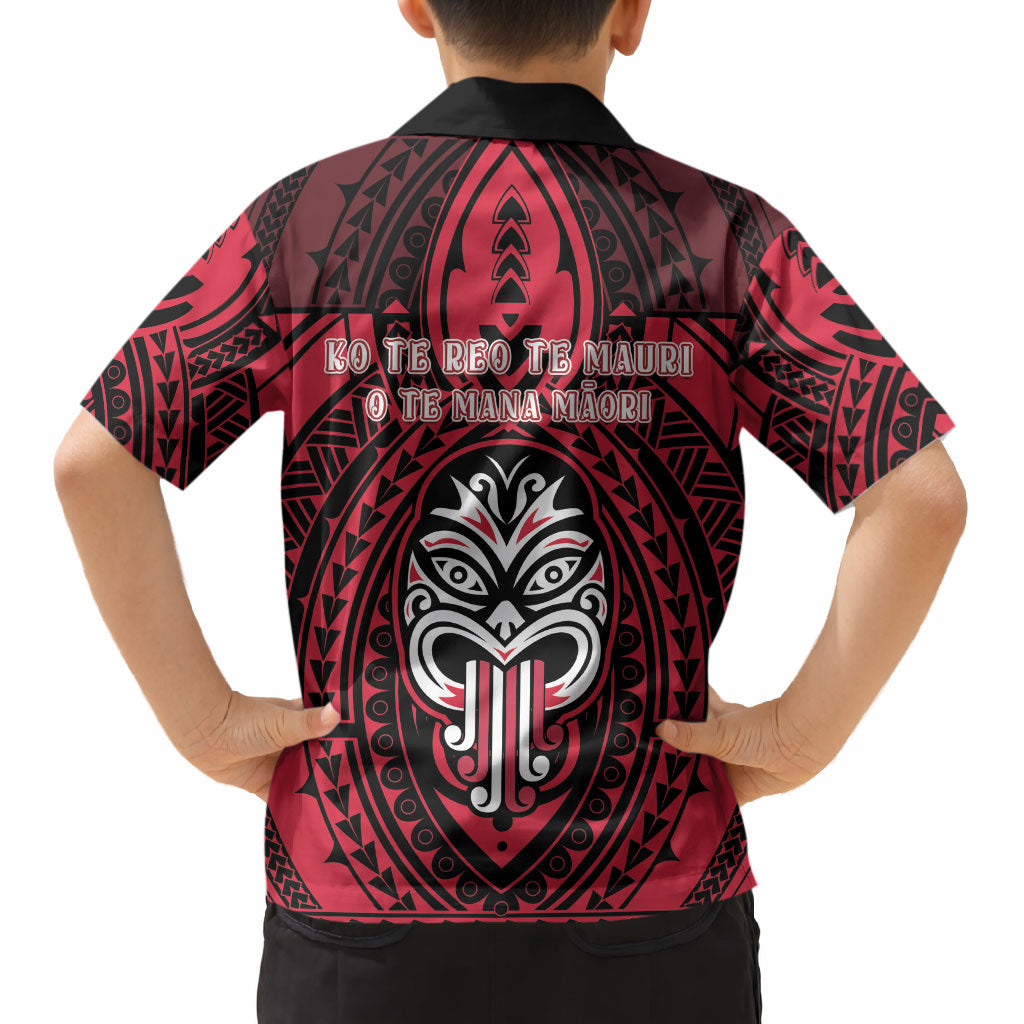 New Zealand Maori Language Week Kid Hawaiian Shirt Te Wiki O Te Reo Maori Hei Tiki