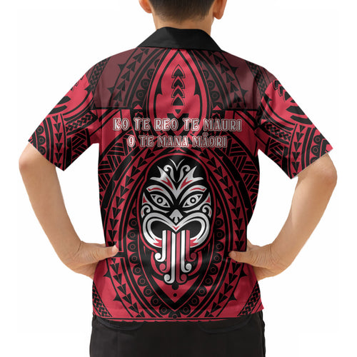New Zealand Maori Language Week Kid Hawaiian Shirt Te Wiki O Te Reo Maori Hei Tiki