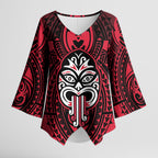 New Zealand Maori Language Week Kimono Sleeve Blouse Te Wiki O Te Reo Maori Hei Tiki
