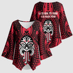 New Zealand Maori Language Week Kimono Sleeve Blouse Te Wiki O Te Reo Maori Hei Tiki