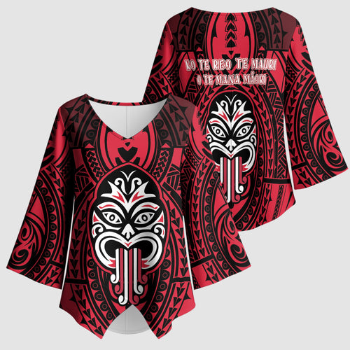 New Zealand Maori Language Week Kimono Sleeve Blouse Te Wiki O Te Reo Maori Hei Tiki