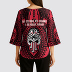 New Zealand Maori Language Week Kimono Sleeve Blouse Te Wiki O Te Reo Maori Hei Tiki